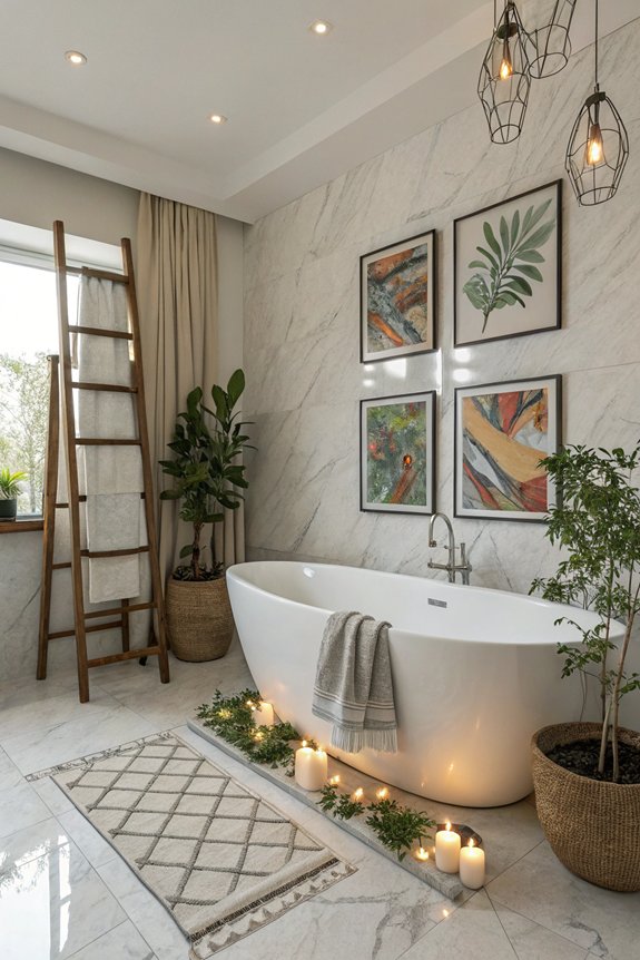 artistic bathroom decor ideas