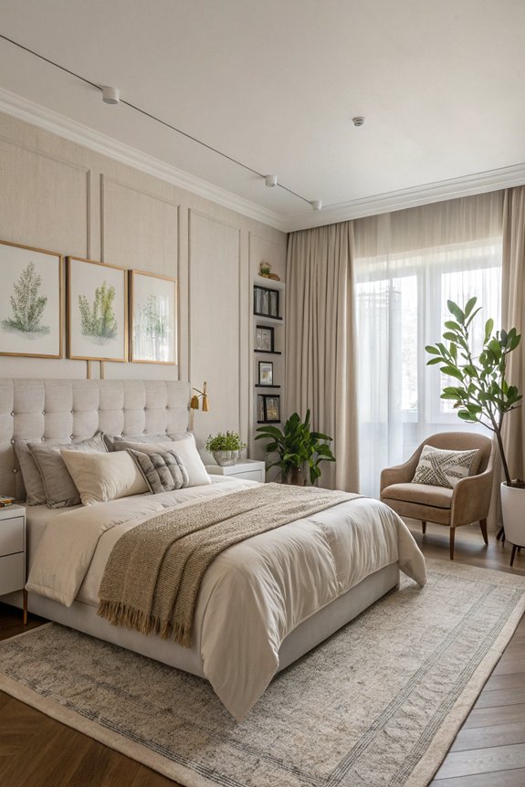 balanced bedroom for couples