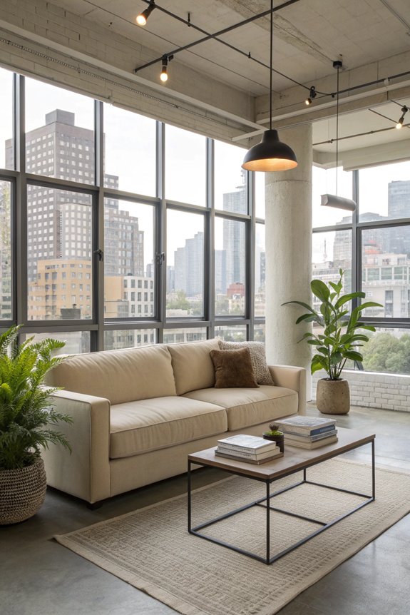 beige sofas in contemporary spaces