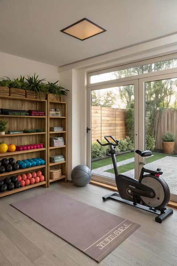 cozy home gym benefits