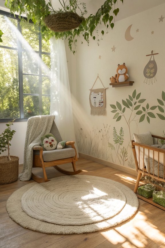 cozy soft rugs nursery
