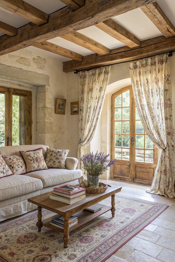 cozy textiles for ambiance