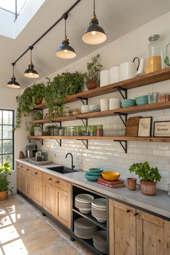 creative open shelving ideas