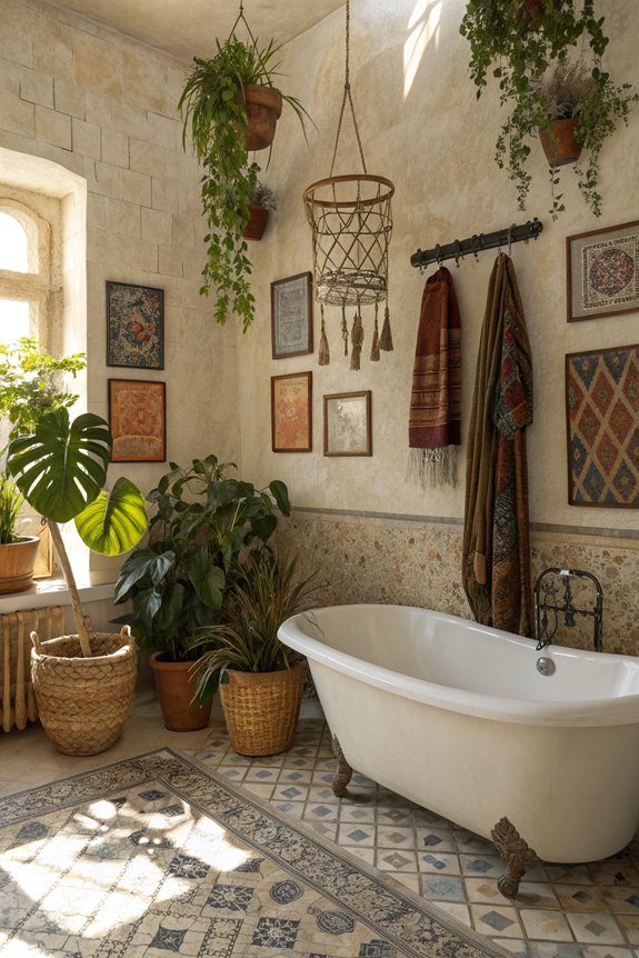 curate eclectic bohemian art