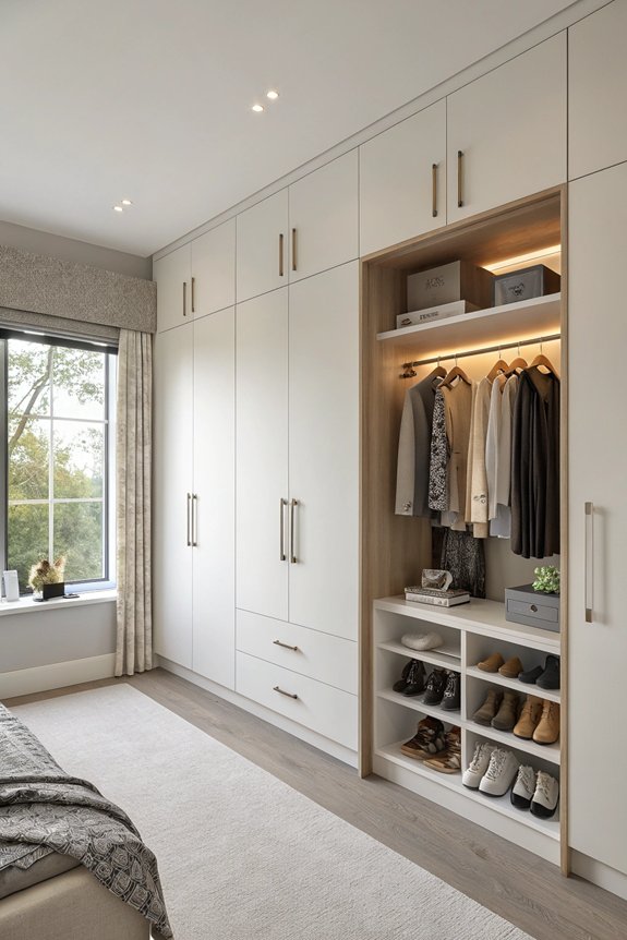 custom storage solutions enhance aesthetics