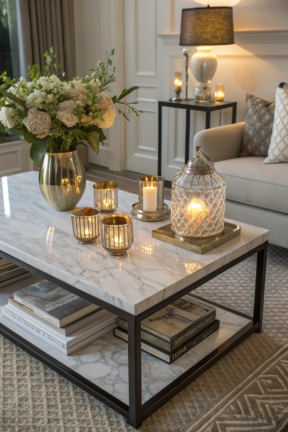 decorative lamp coffee table