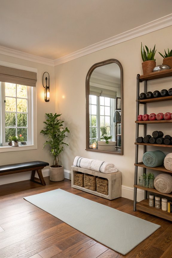designate workout space clearly