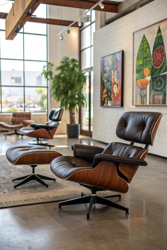 eames chairs enhance commercial spaces