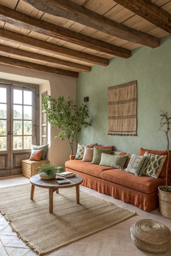earthy color palette tranquility