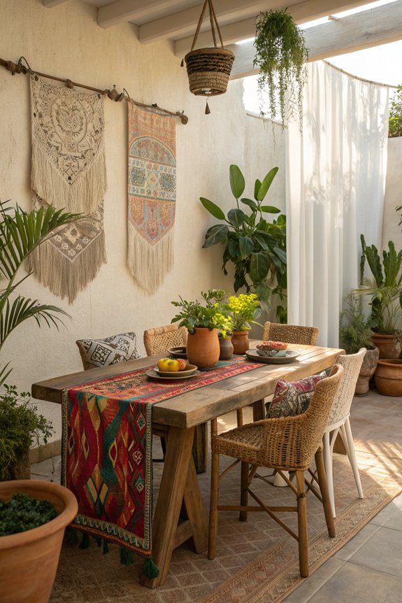 eclectic colors and textures