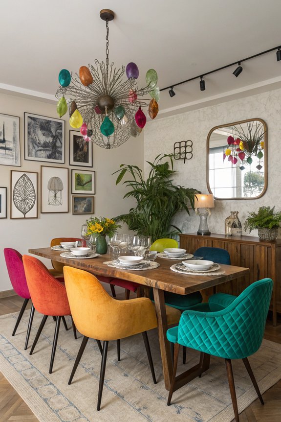 eclectic dining room design