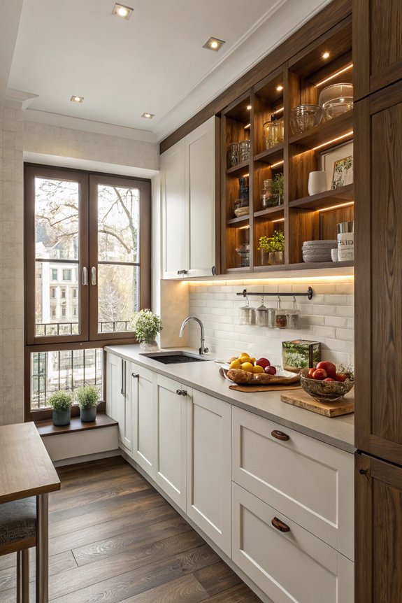 efficient small kitchen layouts