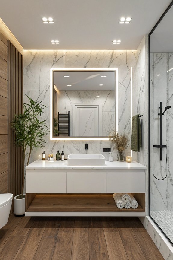 floating vanity bathroom benefits