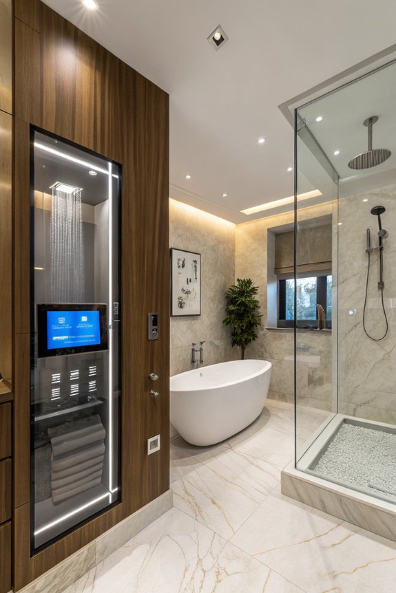 high tech bathroom innovations