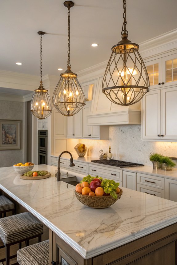 illuminating kitchen island lighting