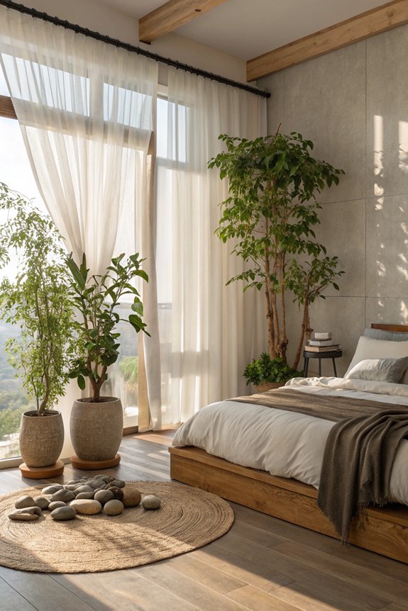 incorporate plants and natural materials