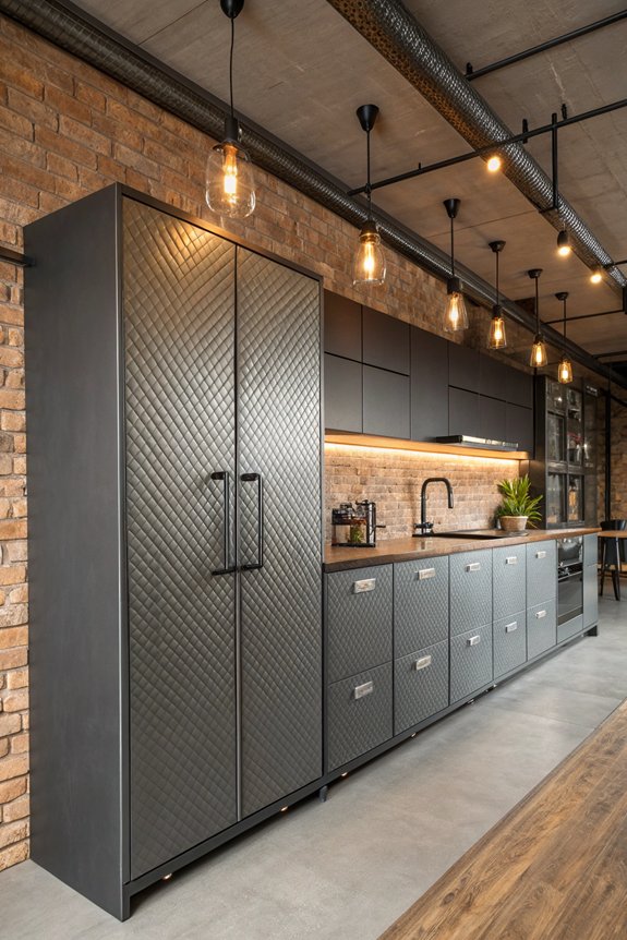 industrial metal and wood