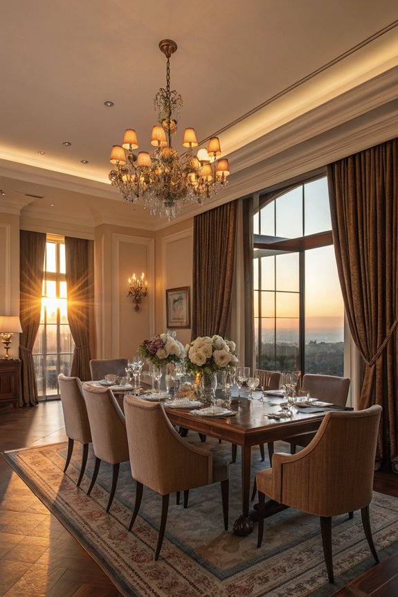 inviting ambiance through lighting