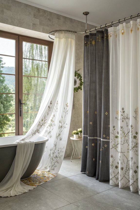 layered curtains for privacy