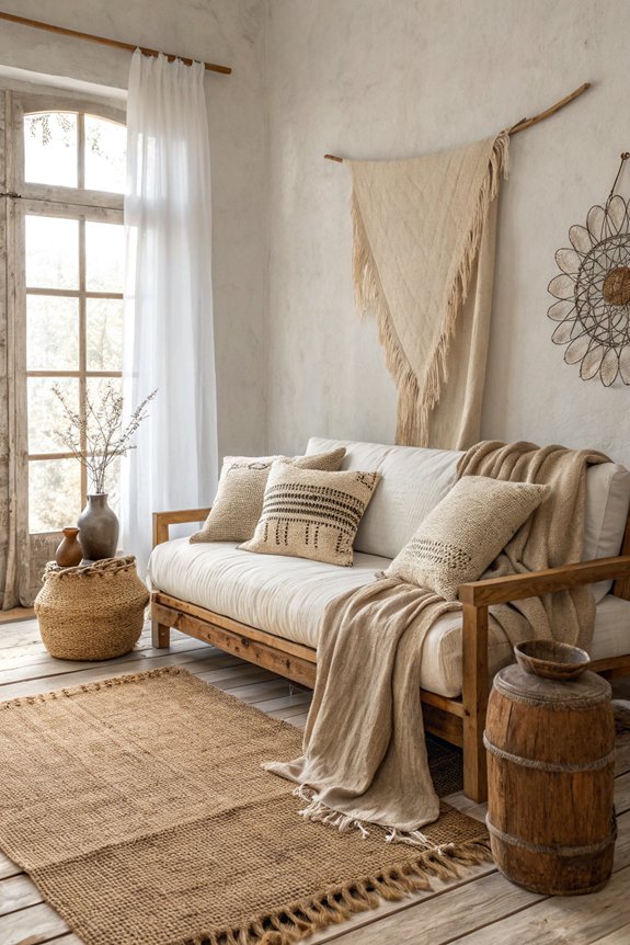 layered textiles for coziness