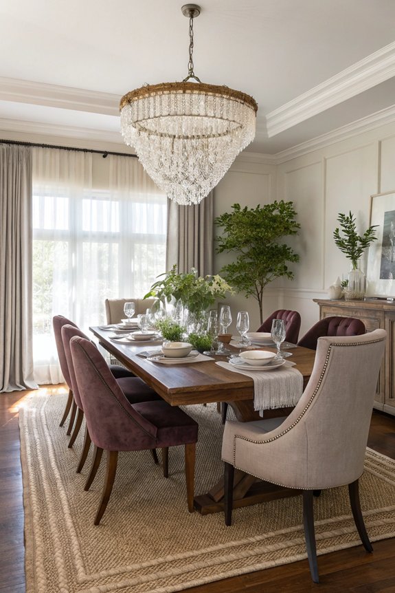 layering textures enhances decor