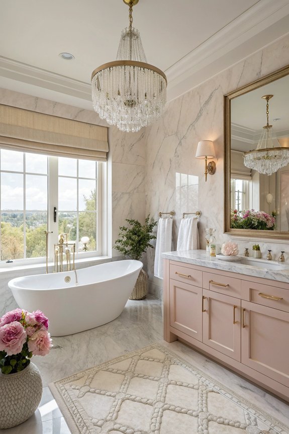 luxurious spa like bathroom retreat