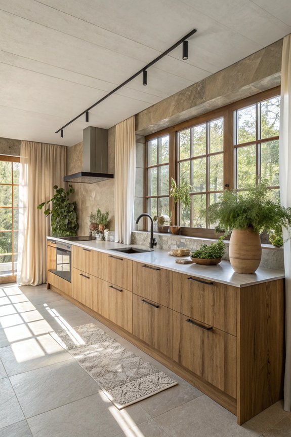 maximize natural light kitchen
