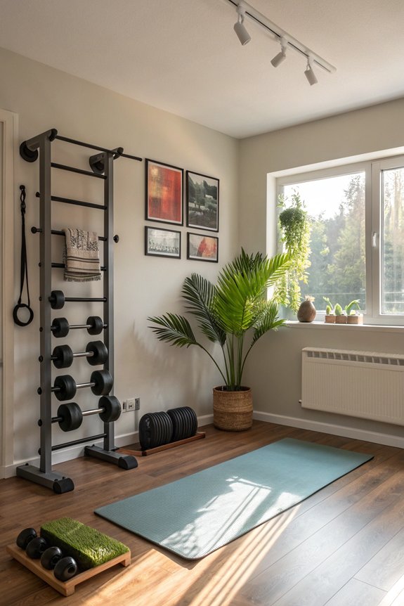 maximize space with equipment