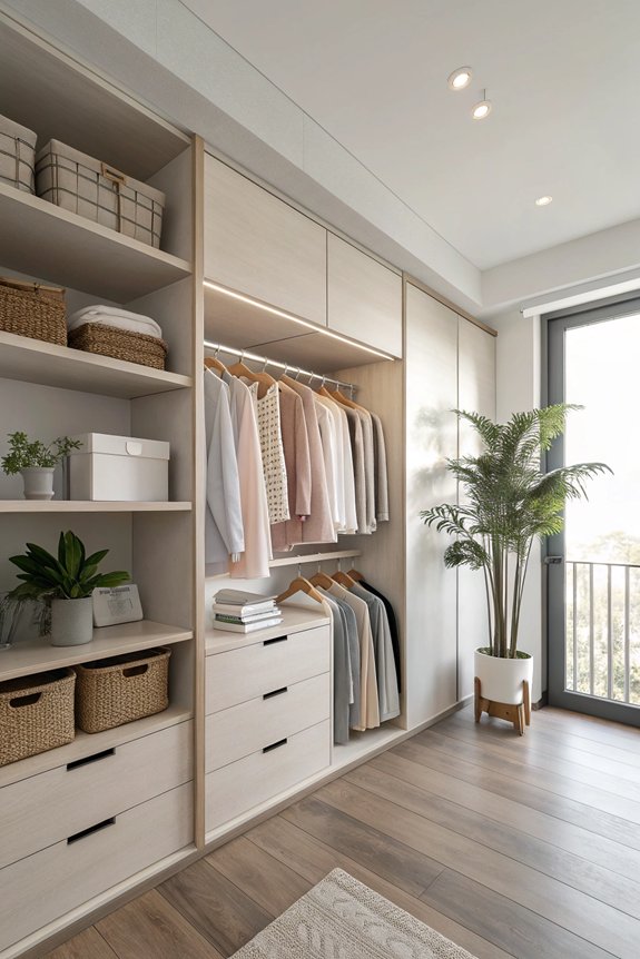 minimalist closet design principles