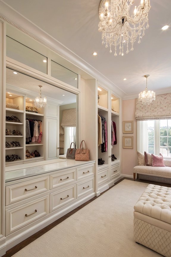 mirrors for spacious elegance