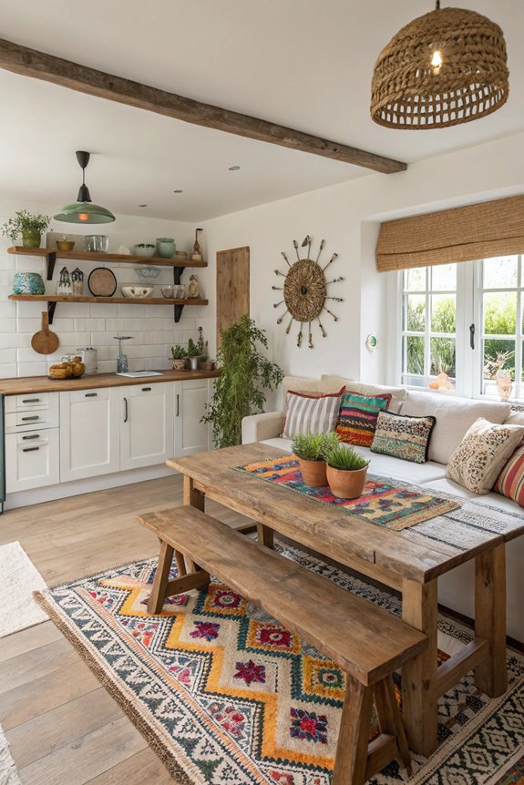 mixing textures and patterns