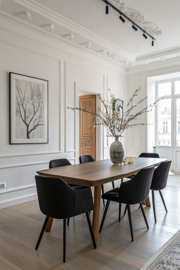 modern minimalist dining decor