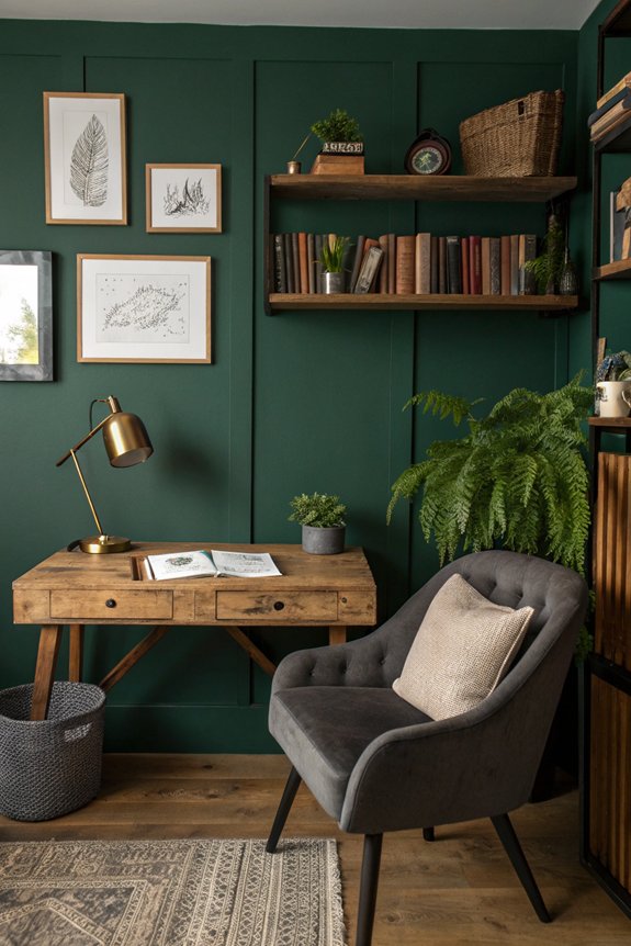 moody office makeover ideas