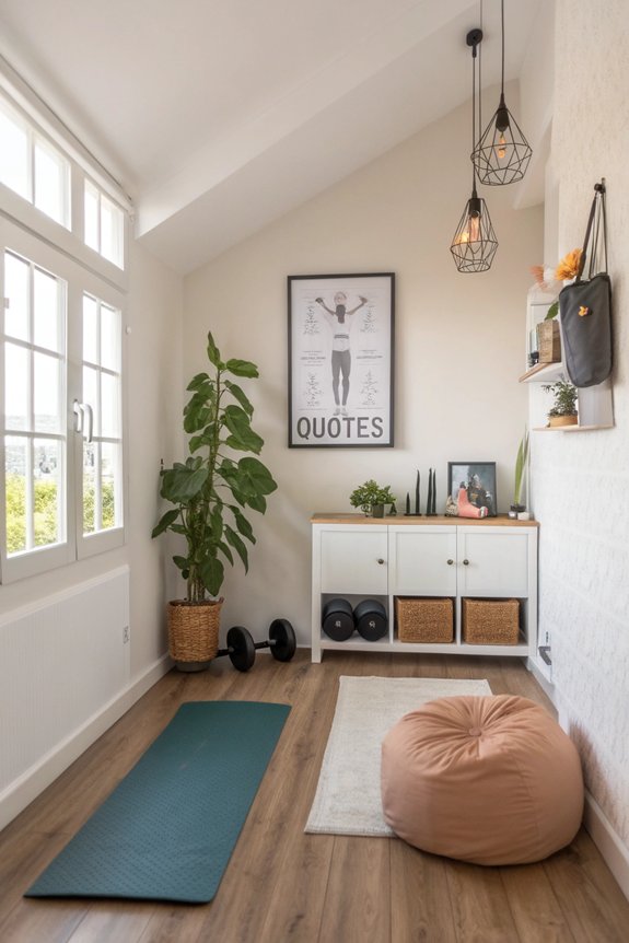 motivational decor for workouts