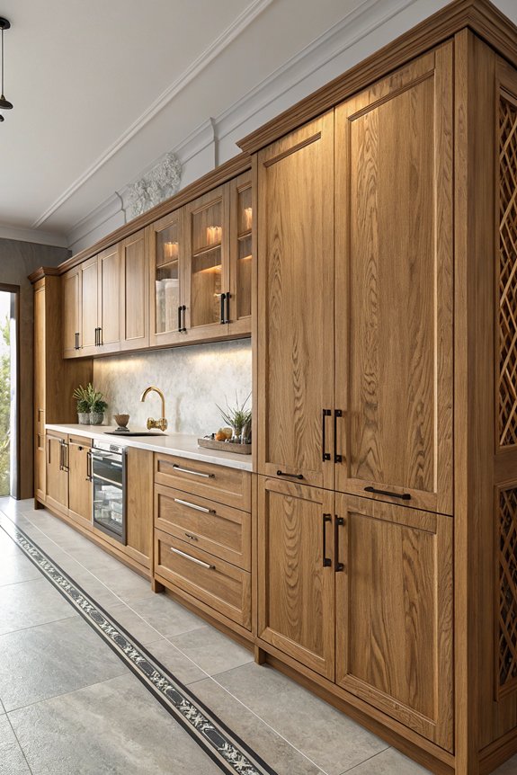 natural beauty in cabinets