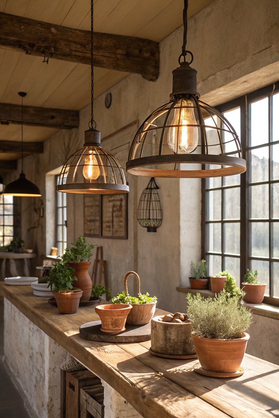 natural elements in lighting