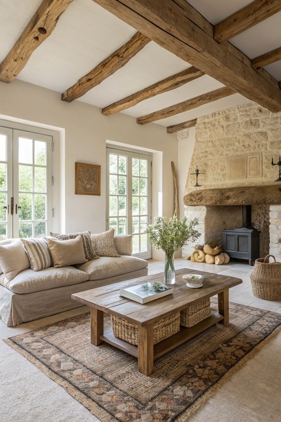 natural materials enhance warmth