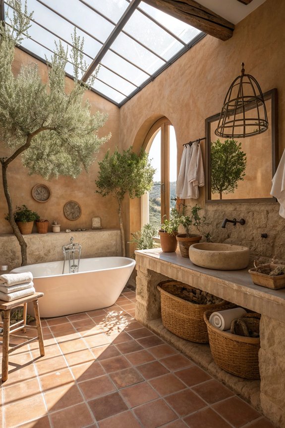natural materials mediterranean style