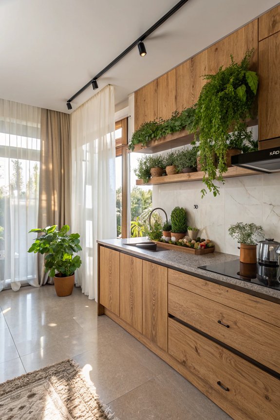 nature inspired kitchen design