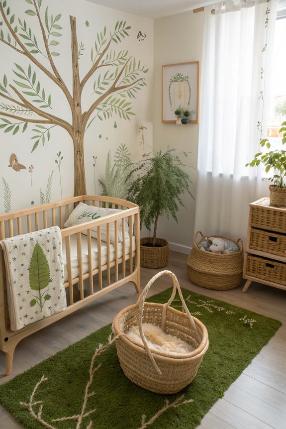 nature inspired nursery decor