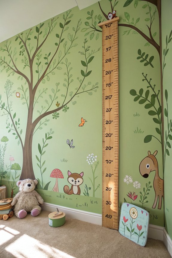 nature themed growth chart