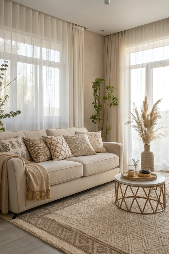 neutral tones and textures
