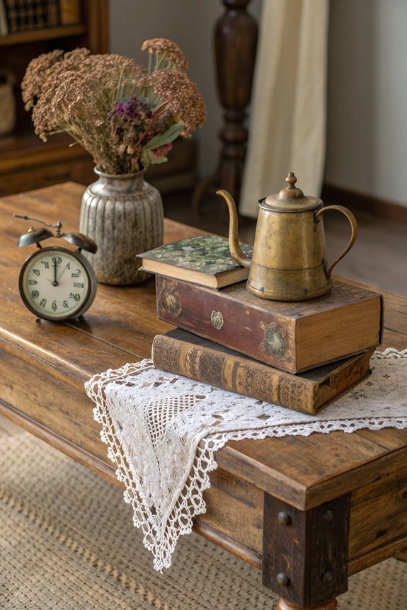 nostalgic vintage coffee table