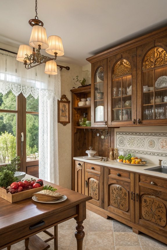 nostalgic warmth in kitchens
