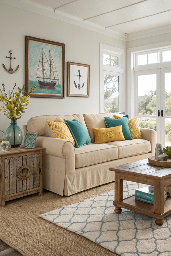 personalize your beige sofa
