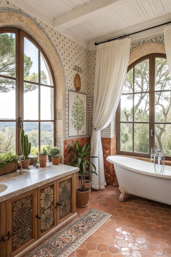personalized mediterranean bathroom decor