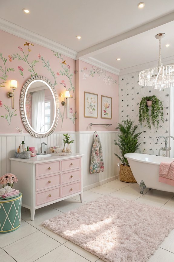 personalized vibrant bathroom design