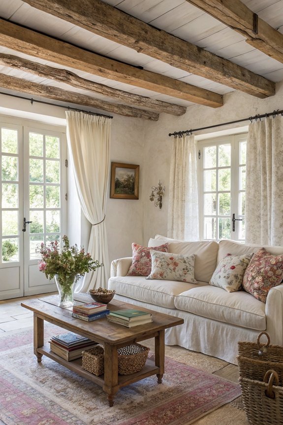 rustic charm enhances decor