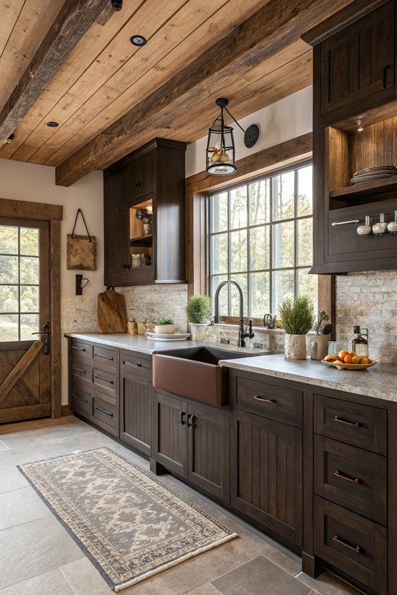 rustic charm farmhouse kitchens