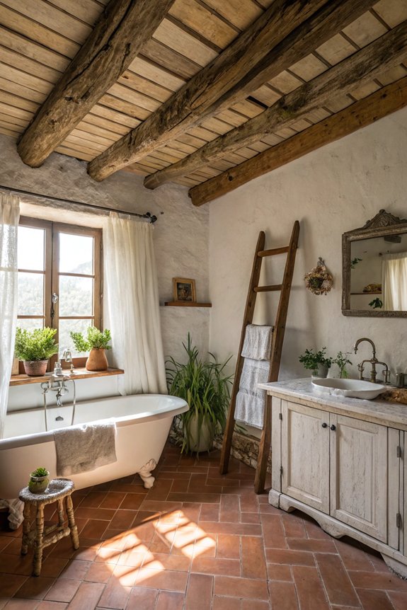rustic warmth and charm